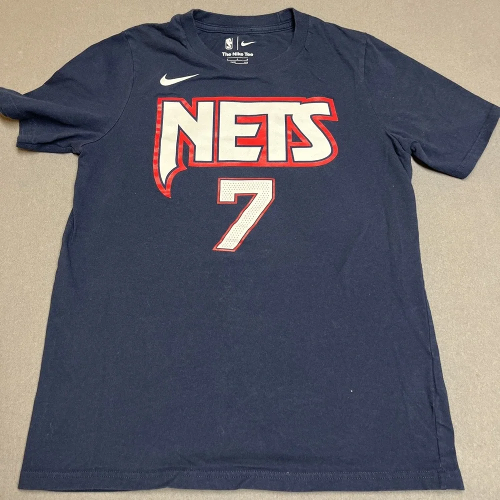 Nike Brooklyn‎ Nets Kevin Durant Navy T-Shirt Youth Large 12